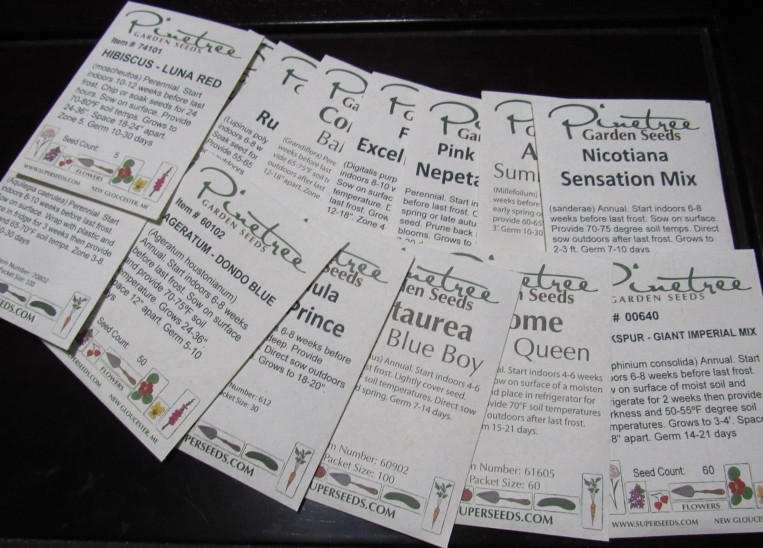 Photo of seed packets